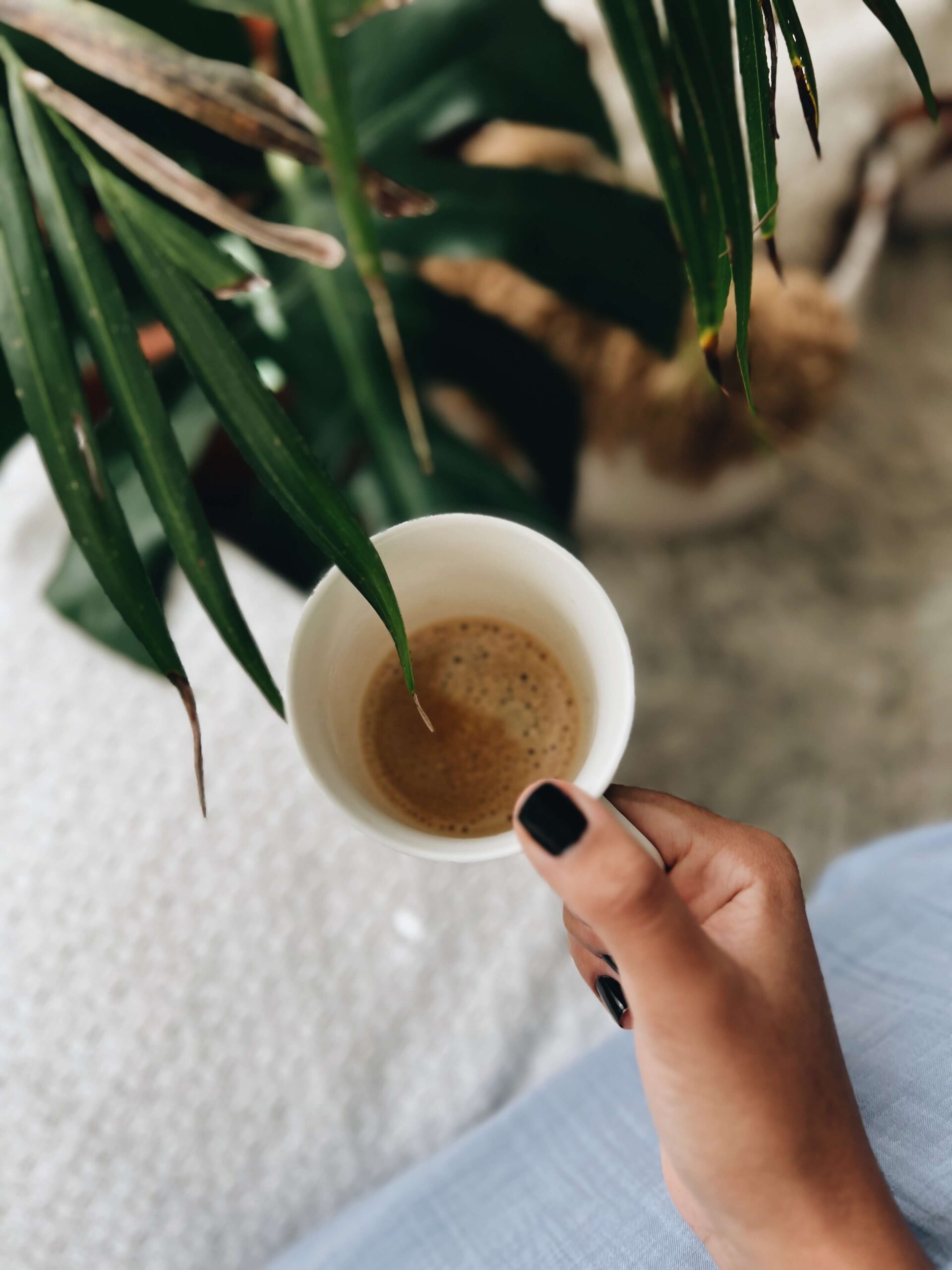 Pausa con café